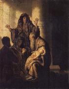 REMBRANDT Harmenszoon van Rijn, The Presentation of Jesus in the Temple
